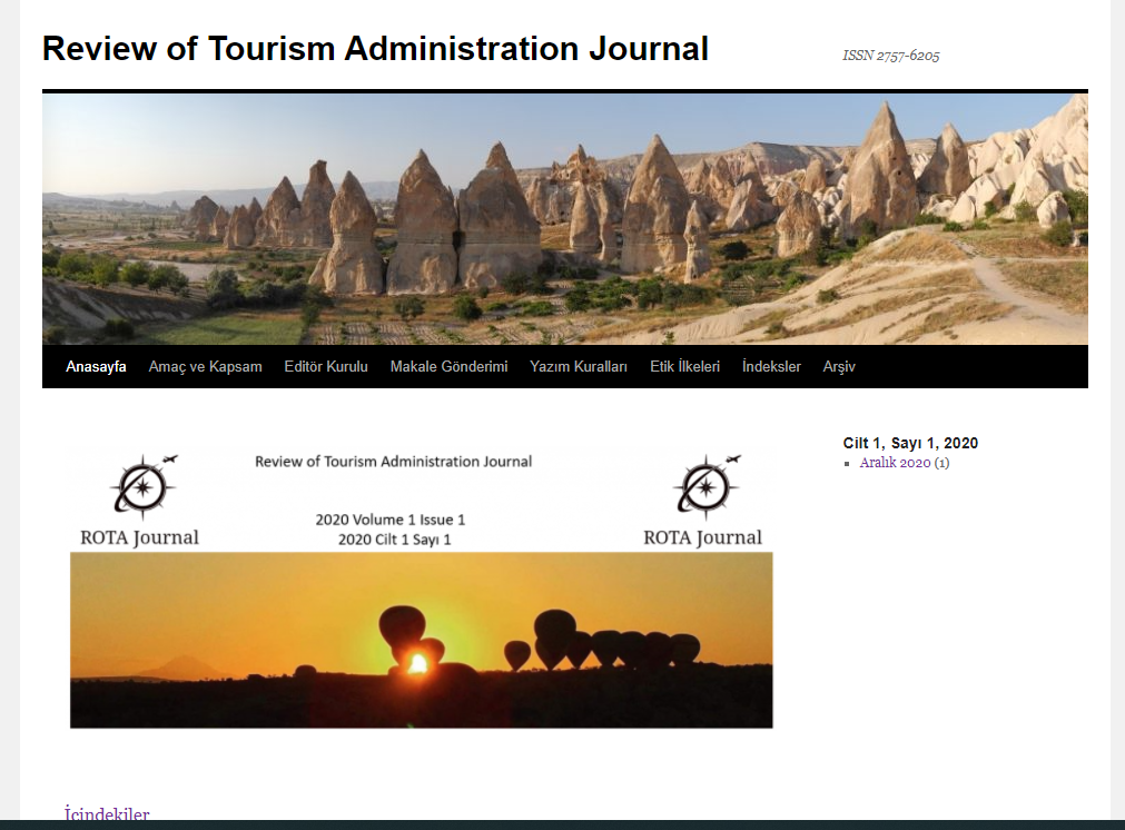 Review of Tourism Administration Journal